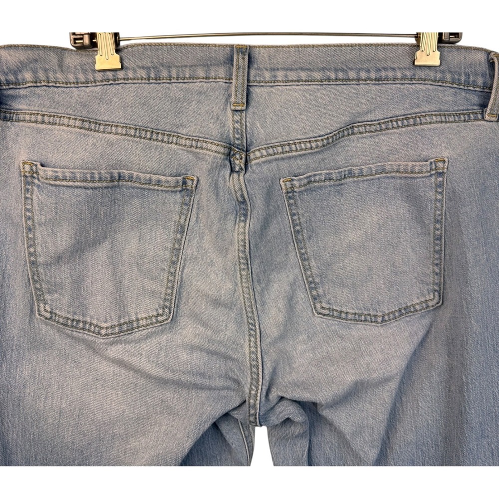 Old Navy Womens 16 Short Light Wash WOW Boyfriend Mid Rise Jeans Denim Pants - Picture 6 of 12